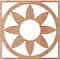 Ekena Millwork Blume Wood Fretwork Pierced Ceiling Medallion, Cherry, 34"OD x 11 3/4"ID x 3/8"T CMWP34X34X0375BLCH - alternate 2